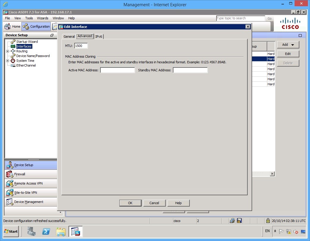 Figure 1.9 Cisco ASDM